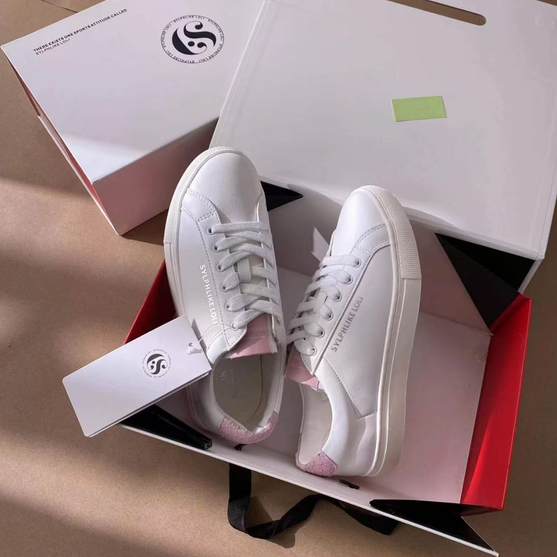 【钟意】180042暴走的萝莉鞋子(白蓝）鞋底黄-【不售后】介意勿拍