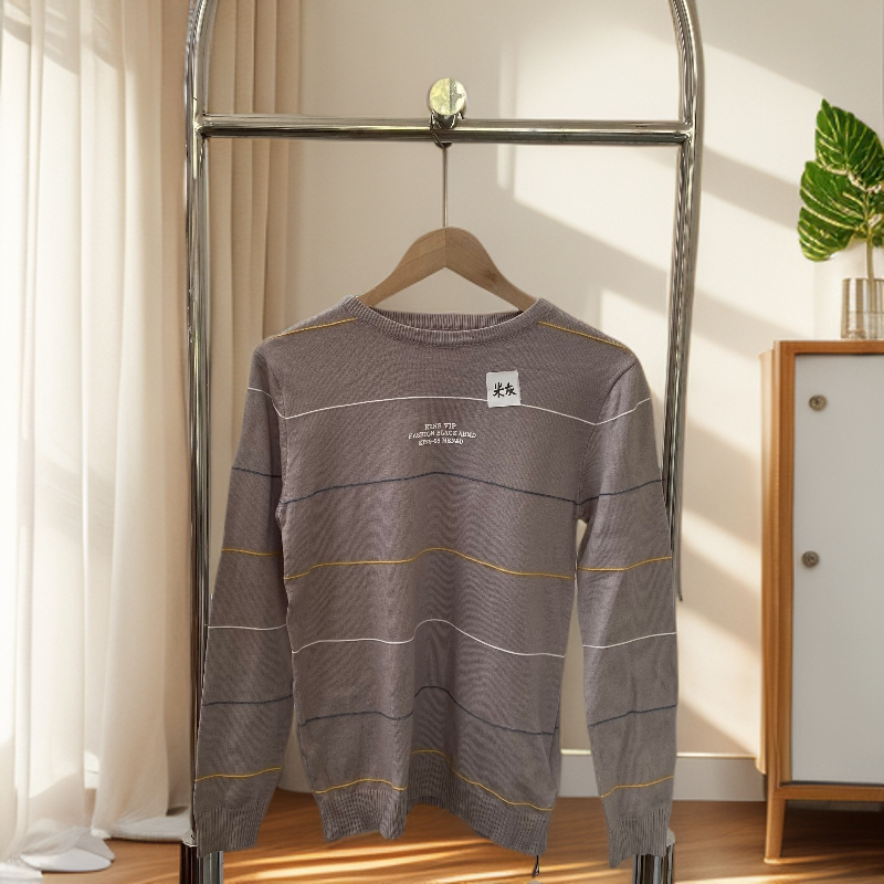 G414  休闲简约圆领毛衣