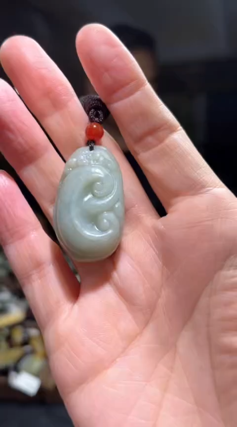 和田玉未镶嵌颈饰·