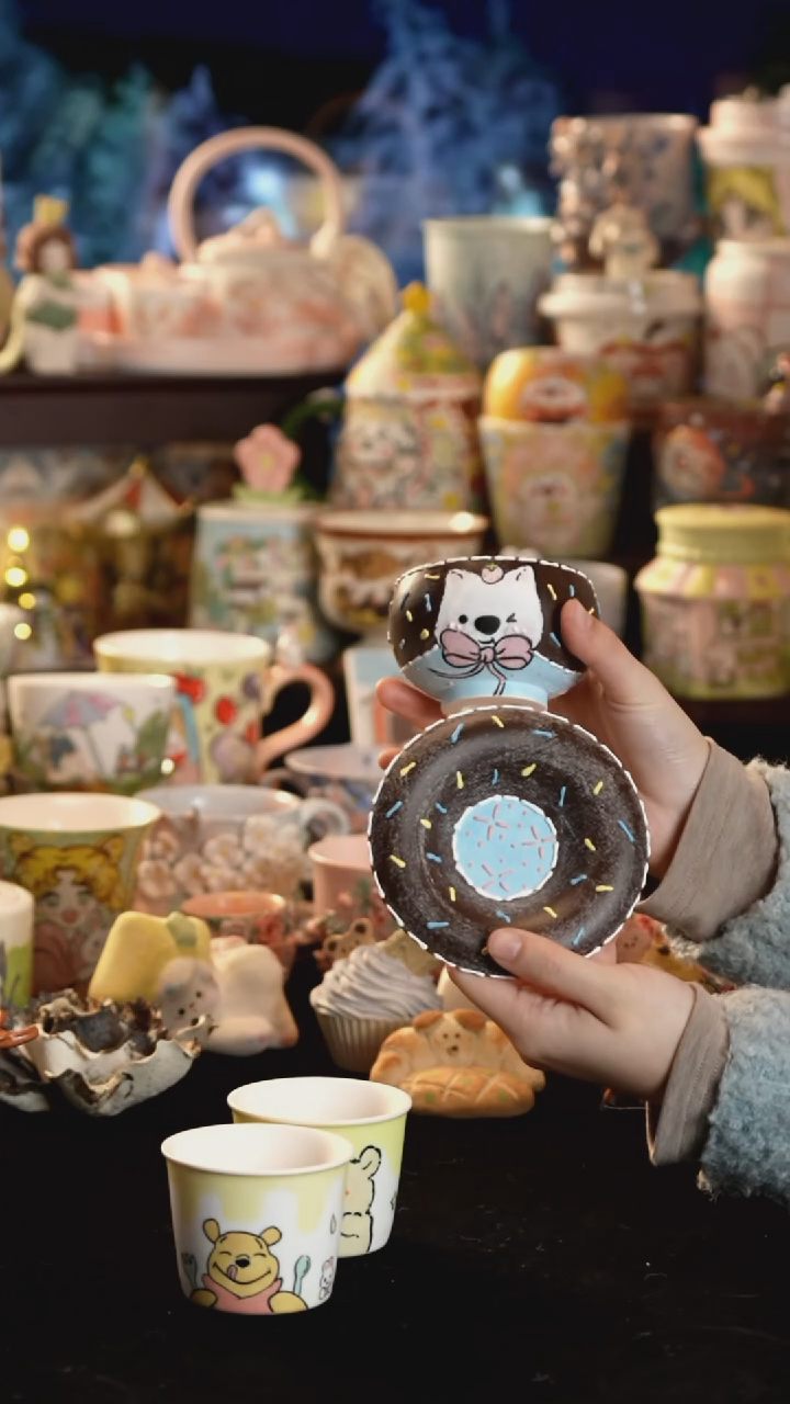 其他陶景德镇釉下彩手绘设计师款陶瓷