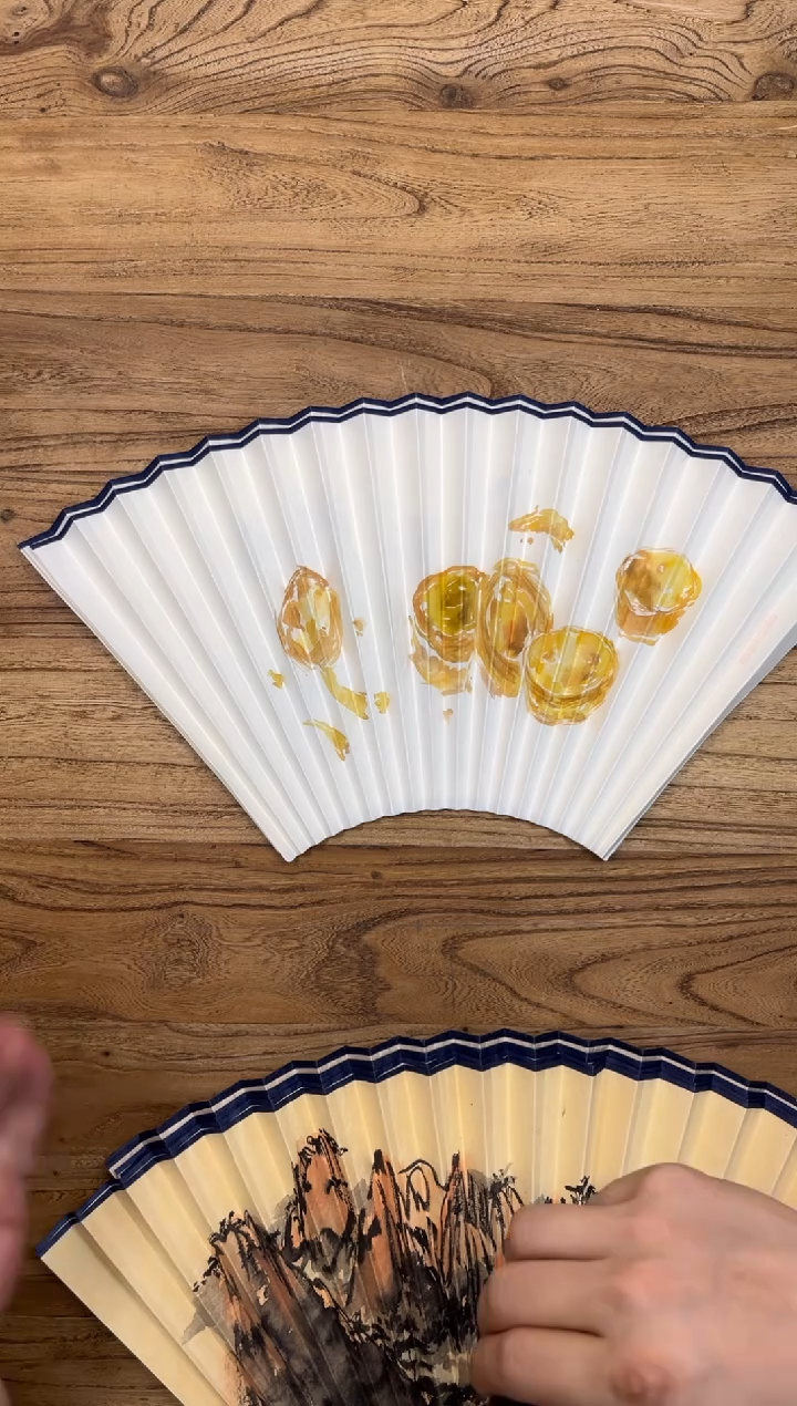 【闪购商品】扇子18方泽黎长物宣纸扇面