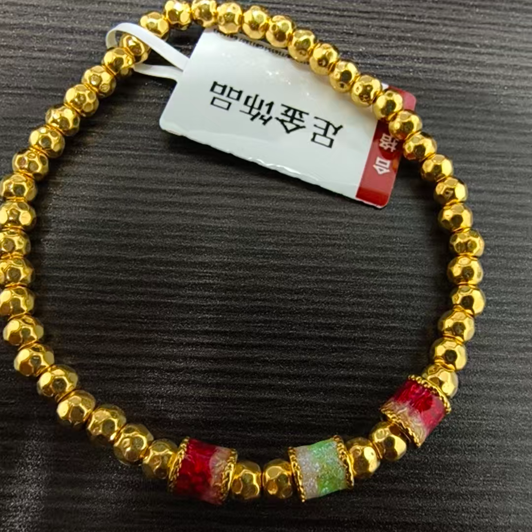 【莹莹专享】足金999 路路通蹦迪珠 1.7 GP 纳金添福 