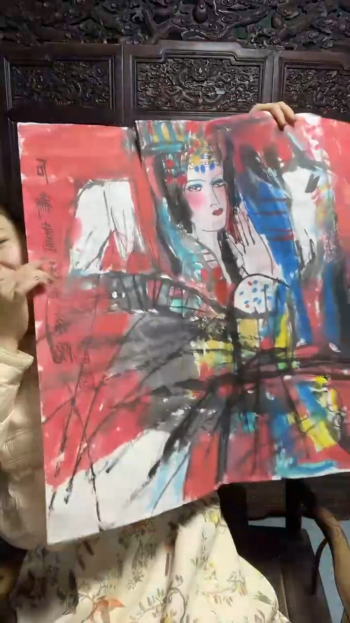 【闪购商品】国画2-25-23石老师国画作品随机