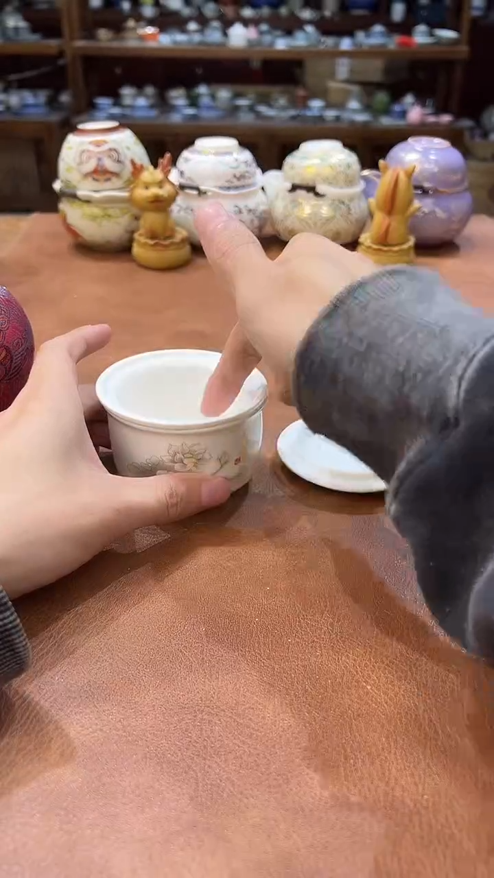 真的很便宜会开片的旅行茶具