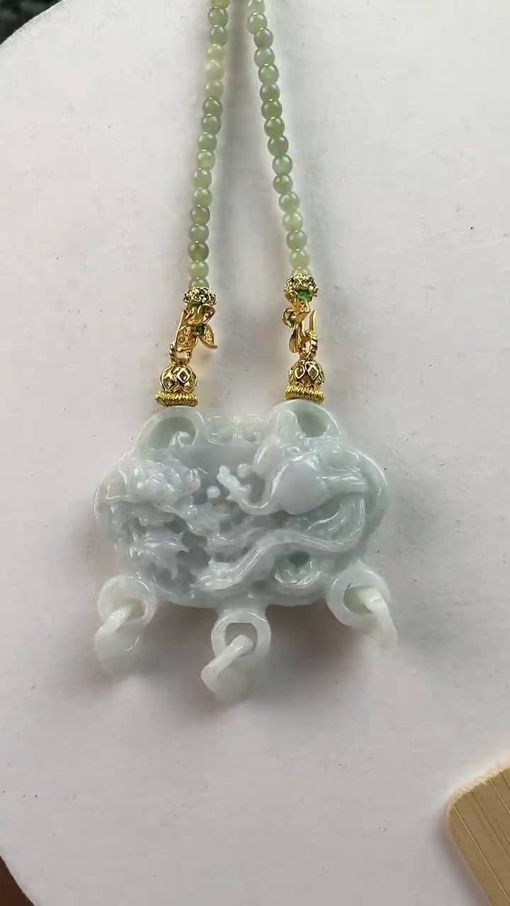 【闪购商品】翡翠颈饰未镶嵌2180(赠链)部分宝贝微瑕主播介绍为准