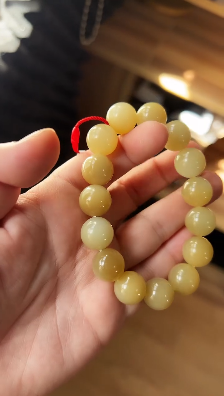 未镶嵌手串和田玉时**猫且末料迪克兰手串卡14