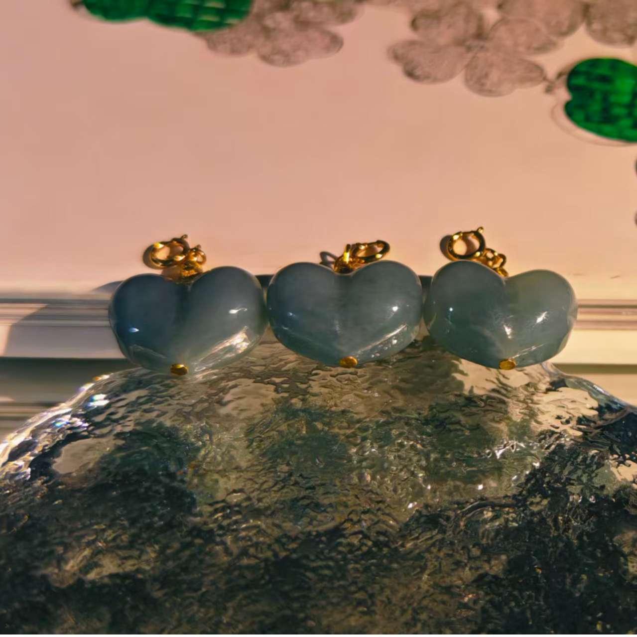 天然翡翠屁桃18*13*11多样性发一 5212