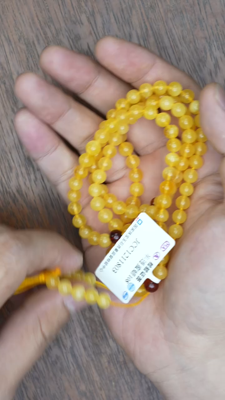 【闪购商品】琥珀裸石未镶嵌蜜蜡108