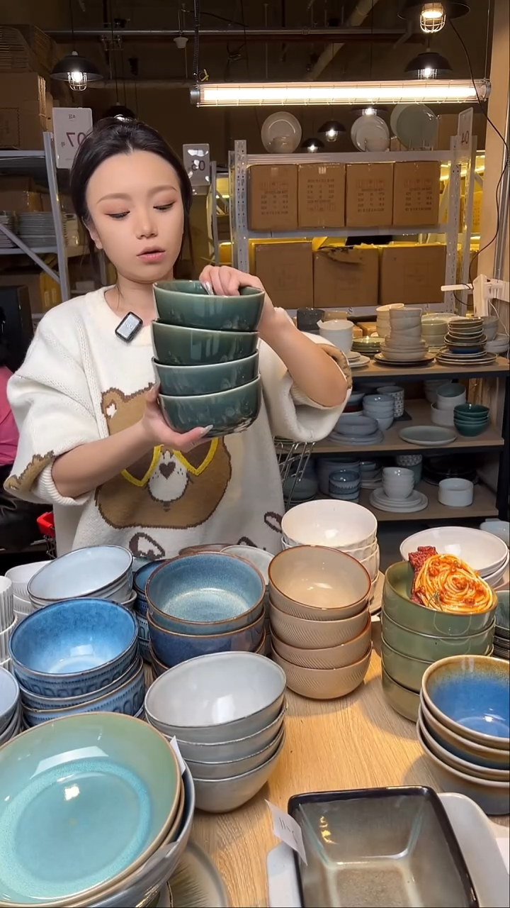 瓷266外贸尾货窑变釉下彩默外微瑕