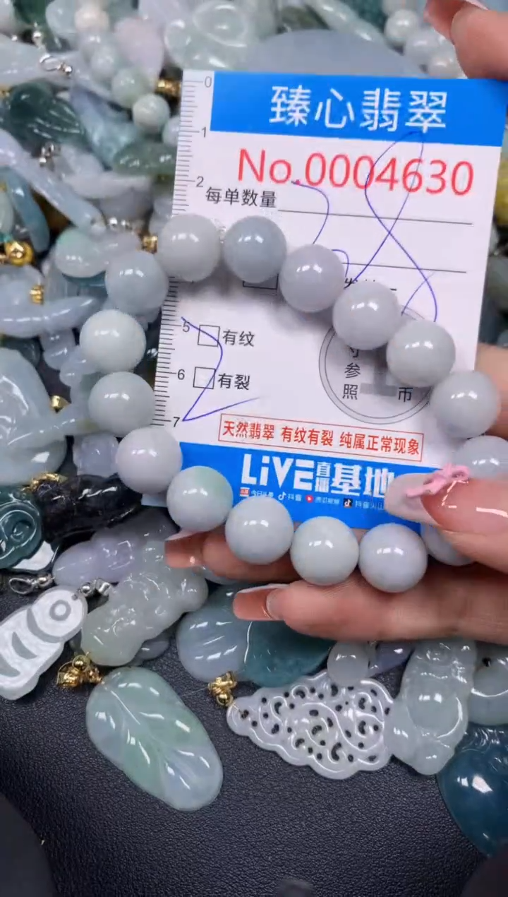 【闪购商品】翡翠颈饰未镶嵌含绳0004630