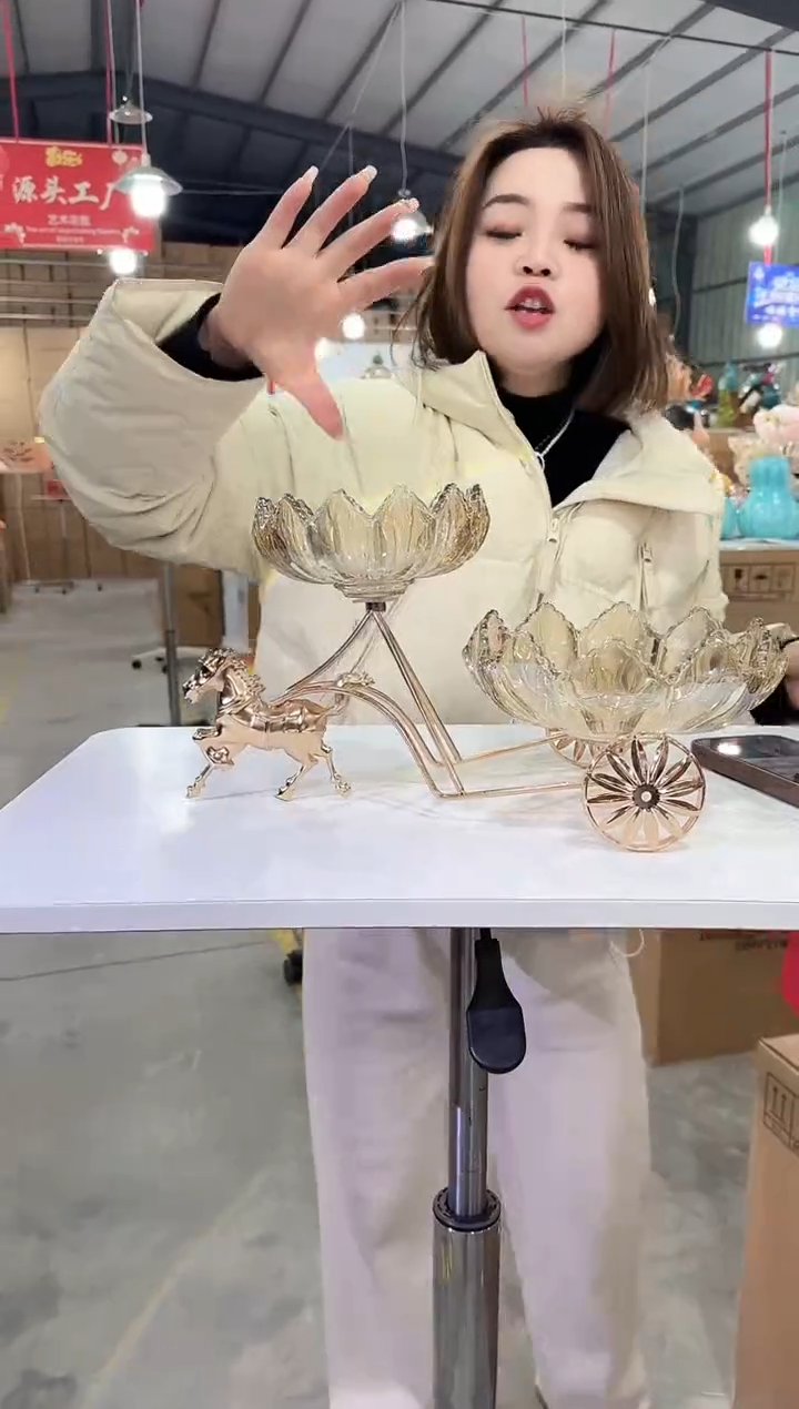 【闪购商品】玻璃于清花器D-早63