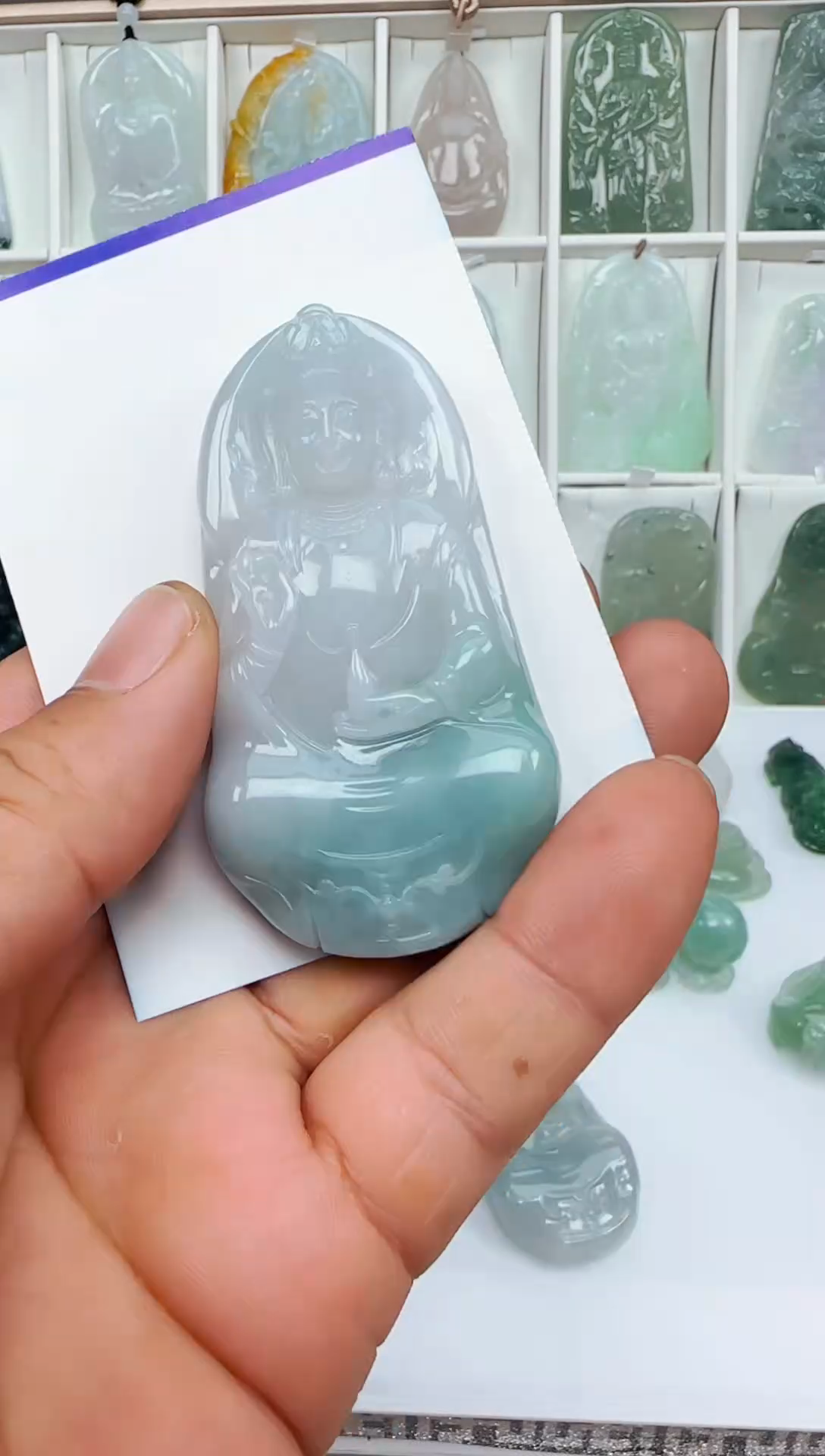 【闪购商品】翡翠颈饰未镶嵌缅甸天然A货翡翠