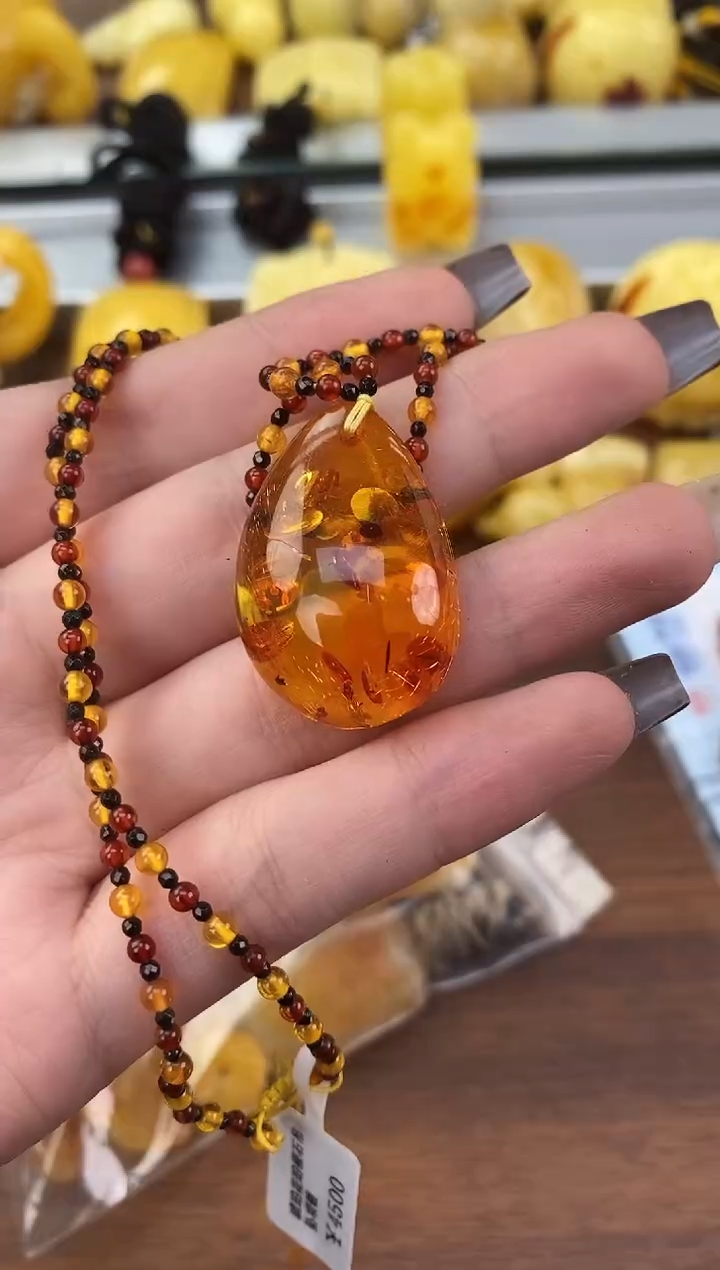 裸石琥珀未镶嵌天然琥珀蜜蜡