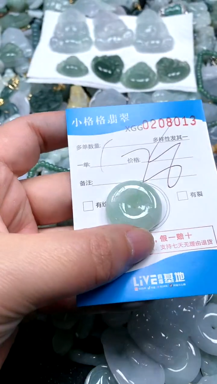 【闪购商品】翡翠颈饰未镶嵌闪购商品0208013