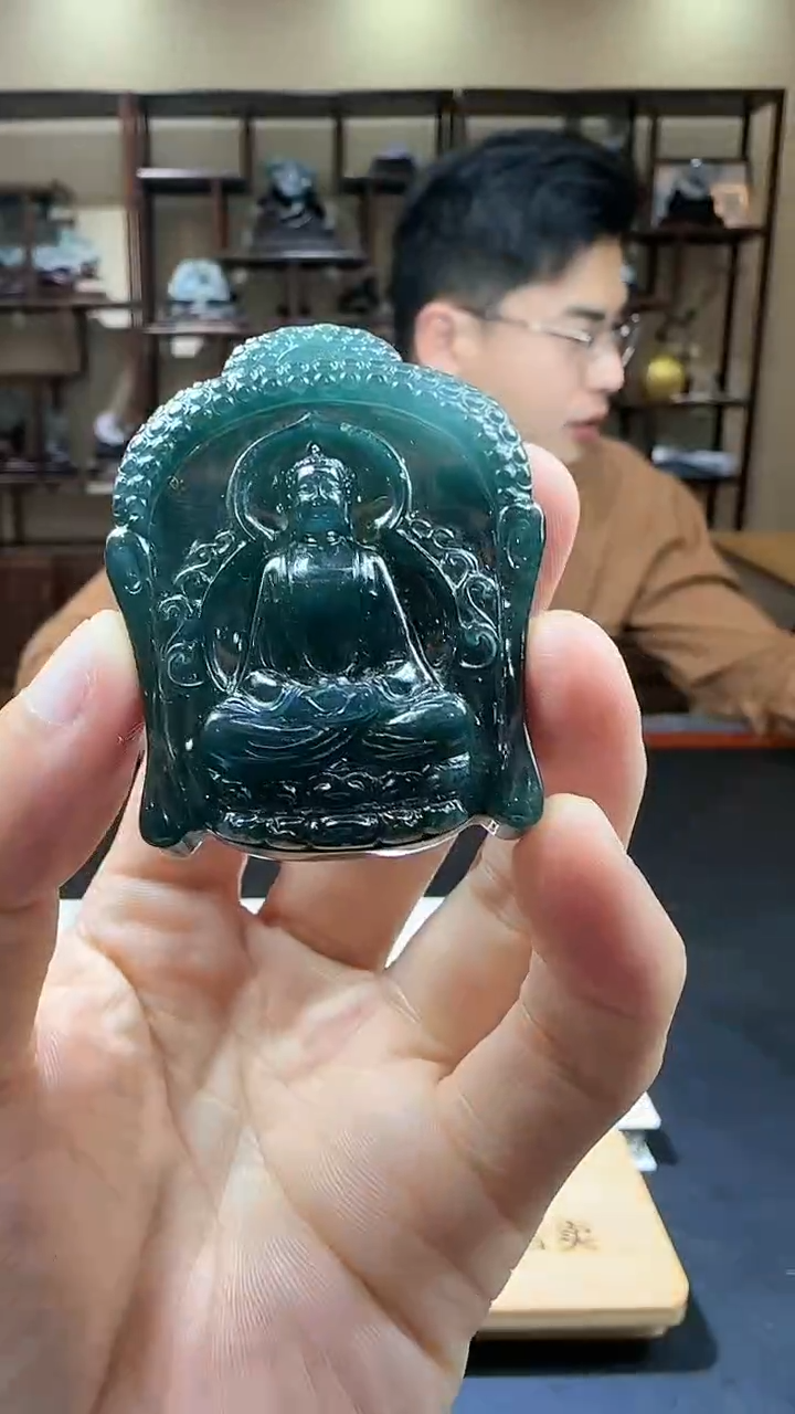 【闪购商品】定制翡翠未镶嵌L-@@SXSN21082