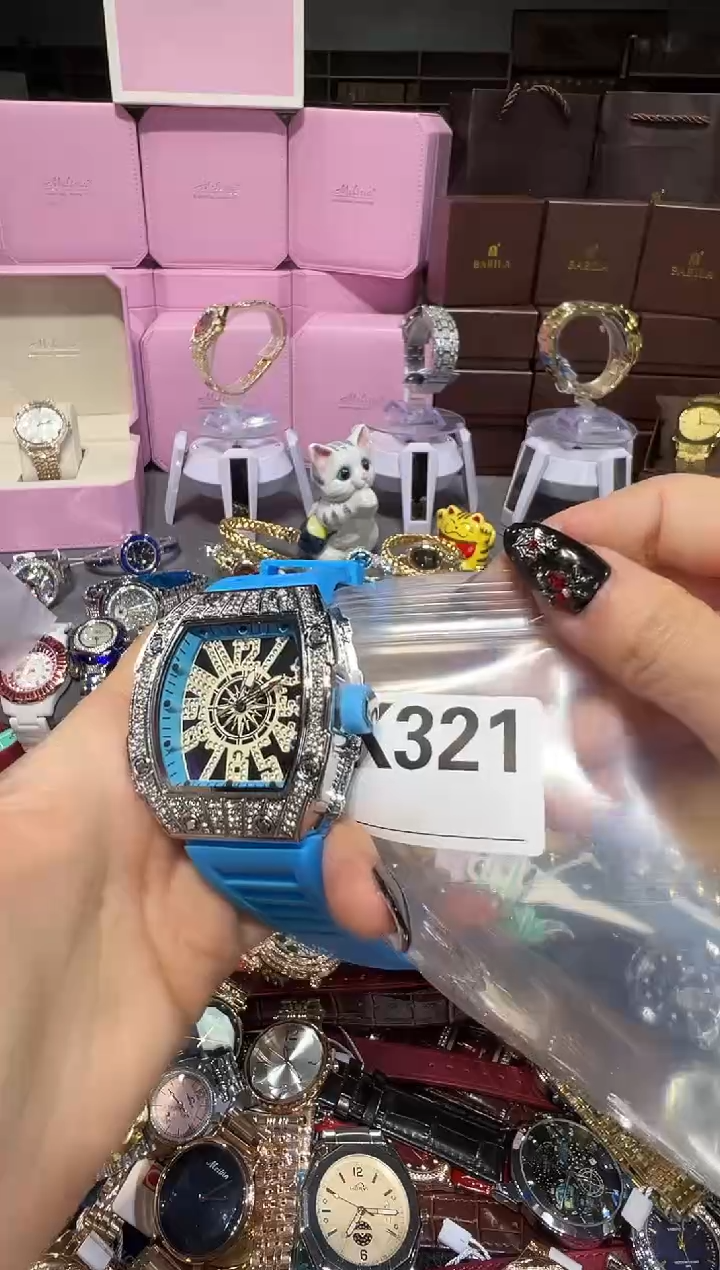 石英机芯不锈钢不锈钢直播定闪专用