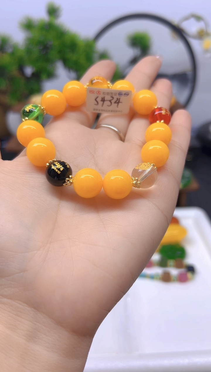 【闪购商品】蜜蜡手链未镶嵌手链S434