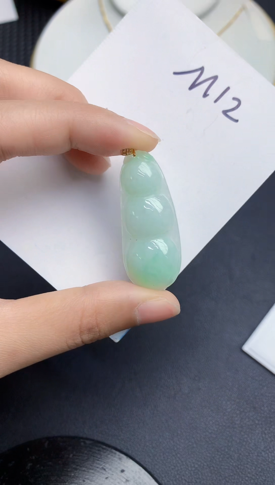 【闪购商品】翡翠颈饰18K金镶嵌000000000