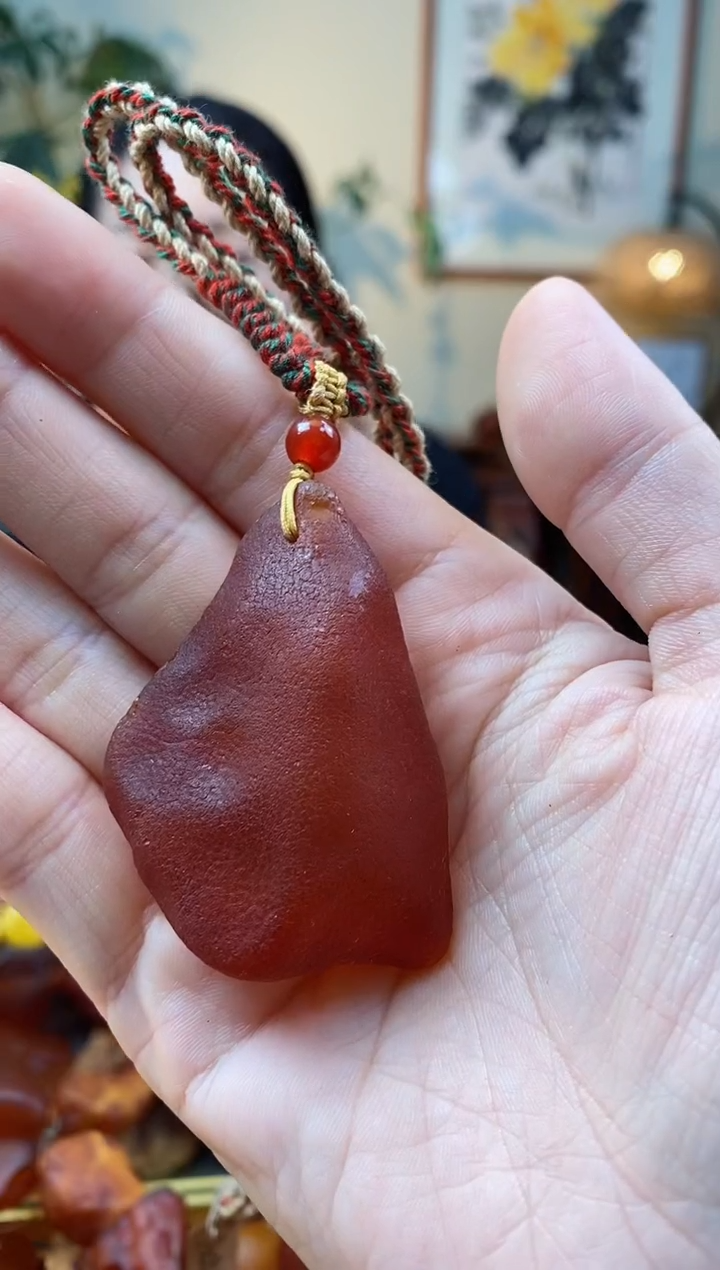 【闪购商品】琥珀颈饰未镶嵌吊坠