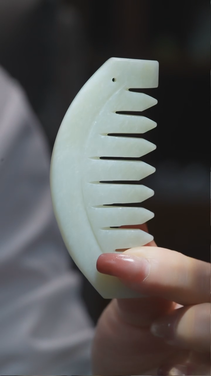 未镶嵌岫玉手把一顺百顺