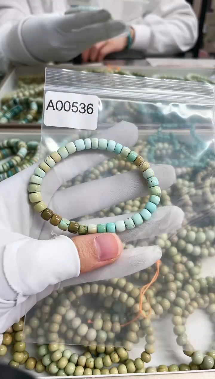 【闪购商品】绿松石珠宝奇石未镶嵌6mm+