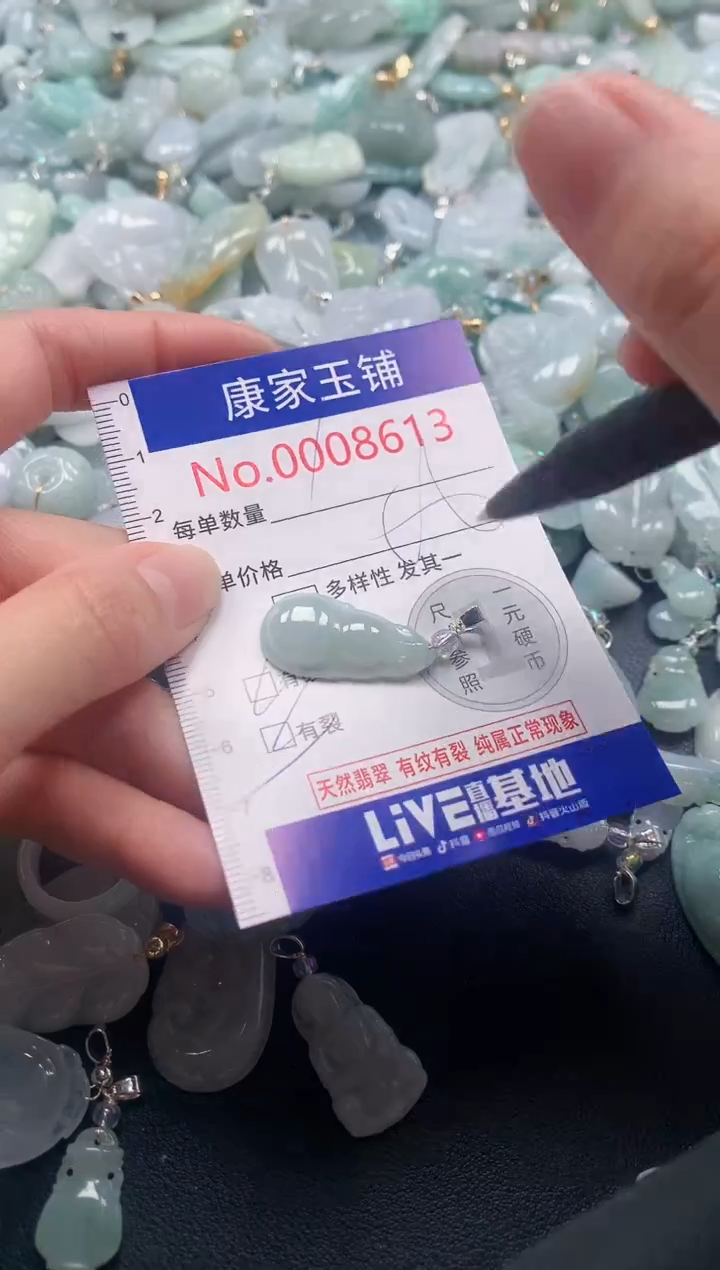 颈饰未镶嵌翡翠8613