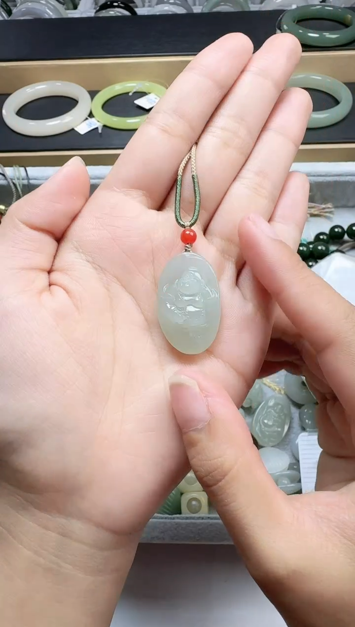 【闪购商品】和田玉颈饰未镶嵌佛公YY