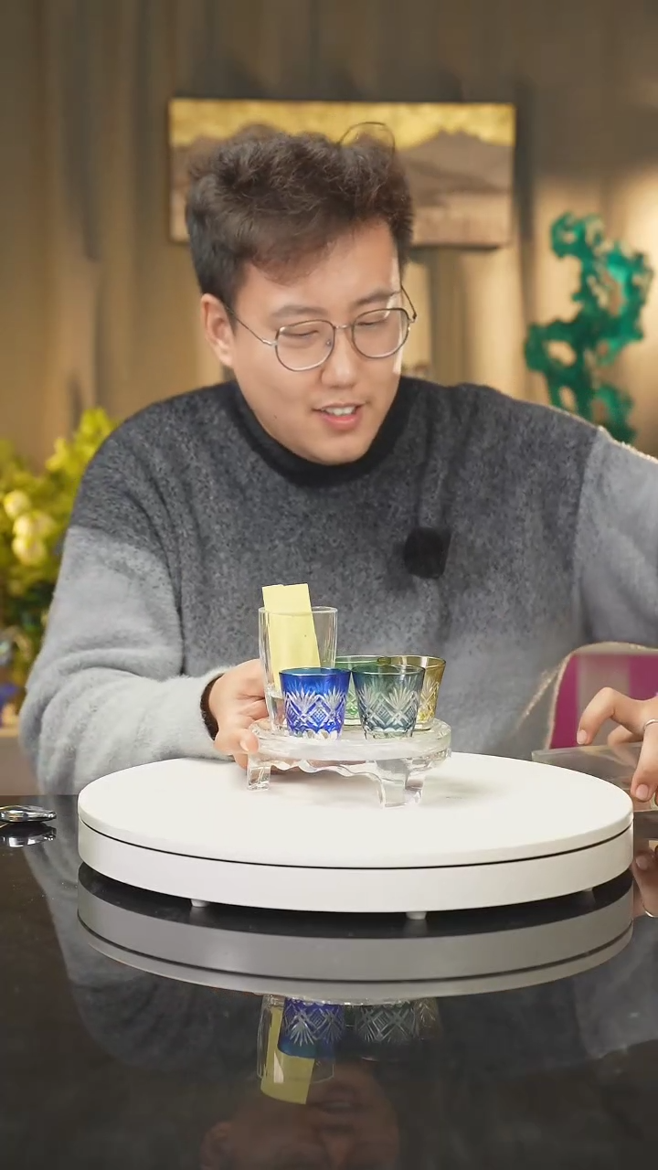 【闪购商品】雅致水晶琉璃 摆件 花器 果盘 茶酒具