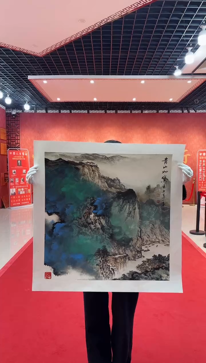 【闪购商品】国画道一老师亲笔绘画作品D38