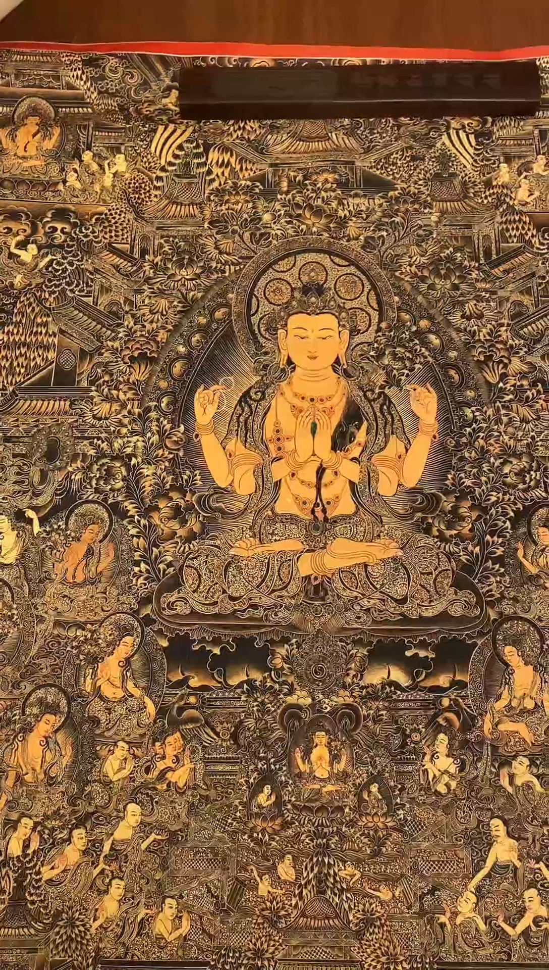 装裱画精美唐卡tk16140