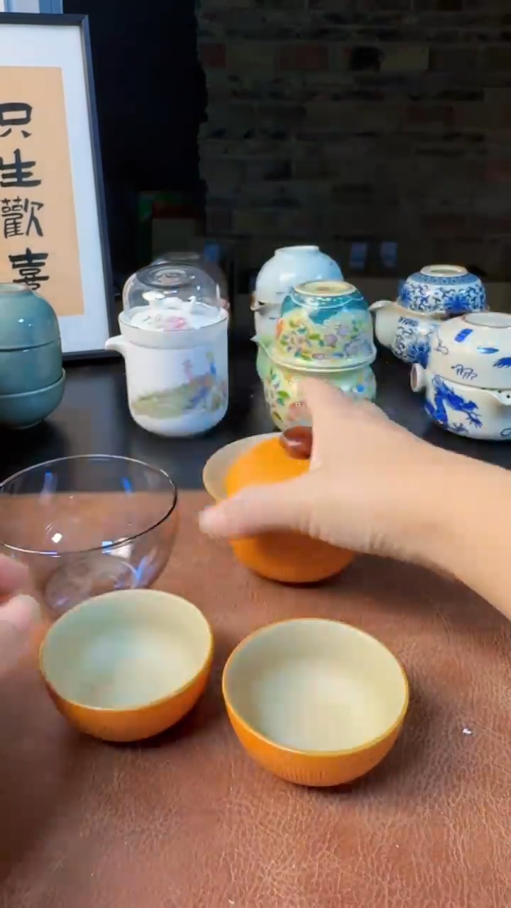 【闪购商品】杯德化白瓷，快客茶具