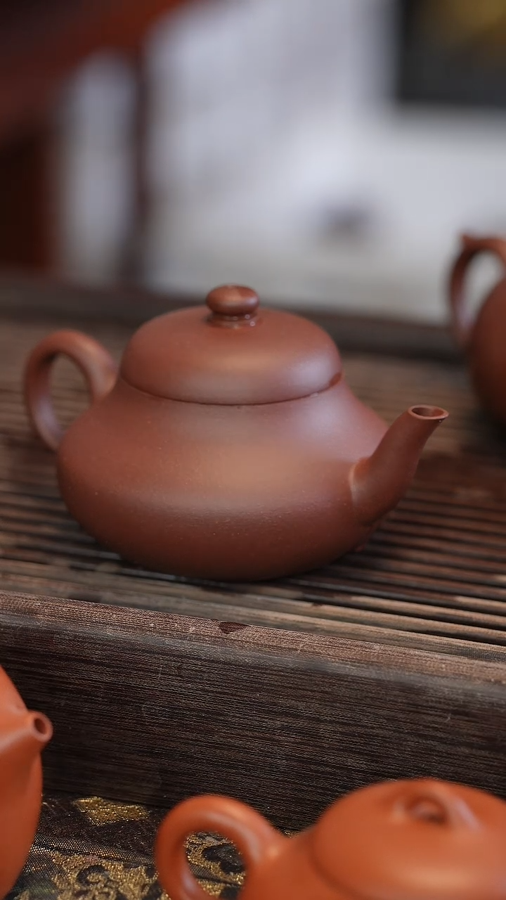 茶壶紫砂原矿手工制作260cc 