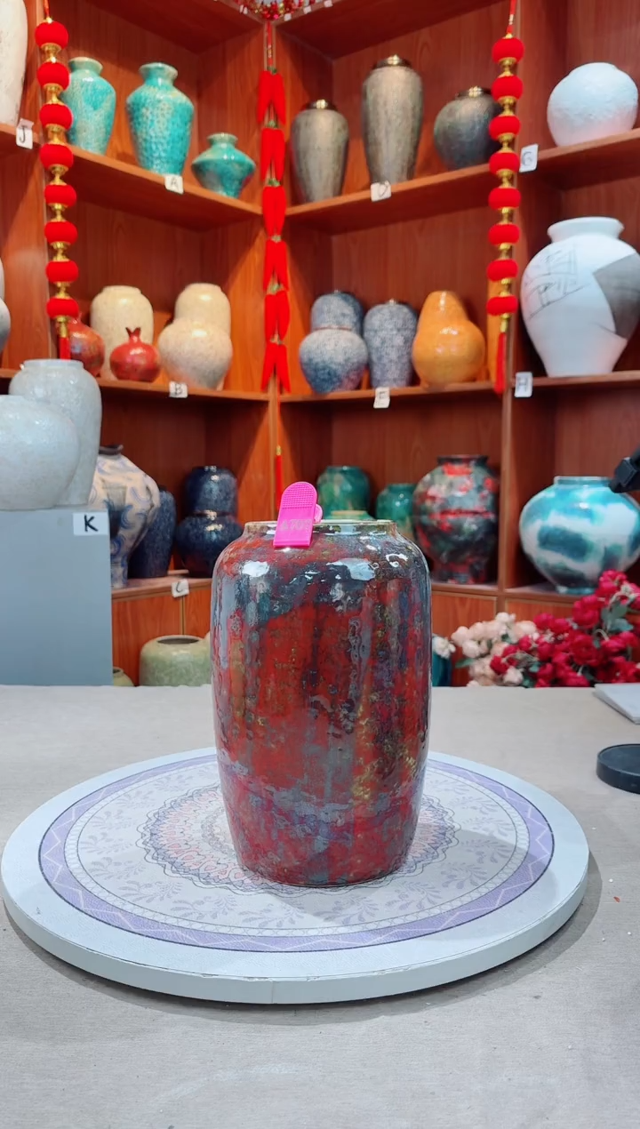 【闪购商品】瓶孤品 微瑕陶瓷花瓶 无花 a707