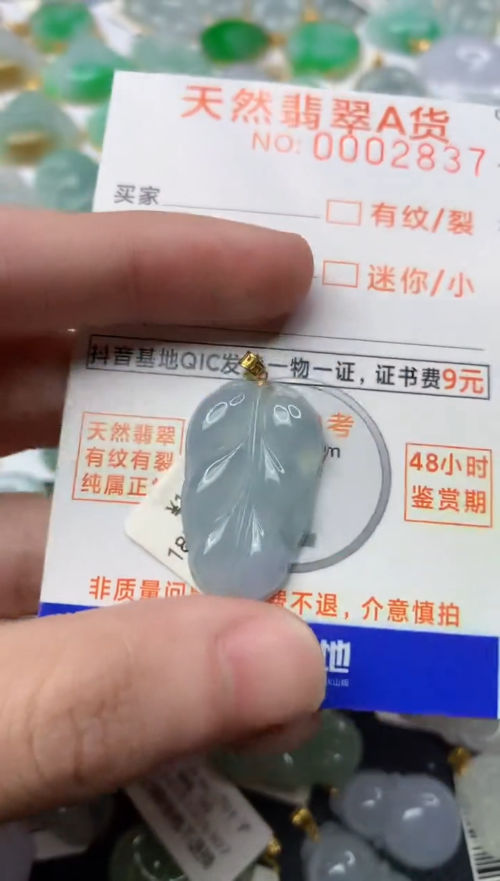 【闪购商品】翡翠颈饰18K金镶嵌6..........