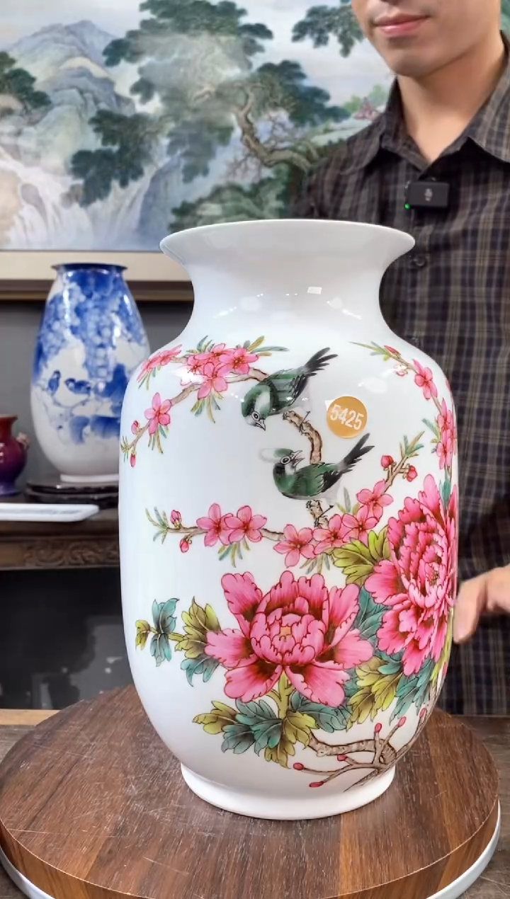 吴义松陶瓷联盟手绘陶瓷编码：5425