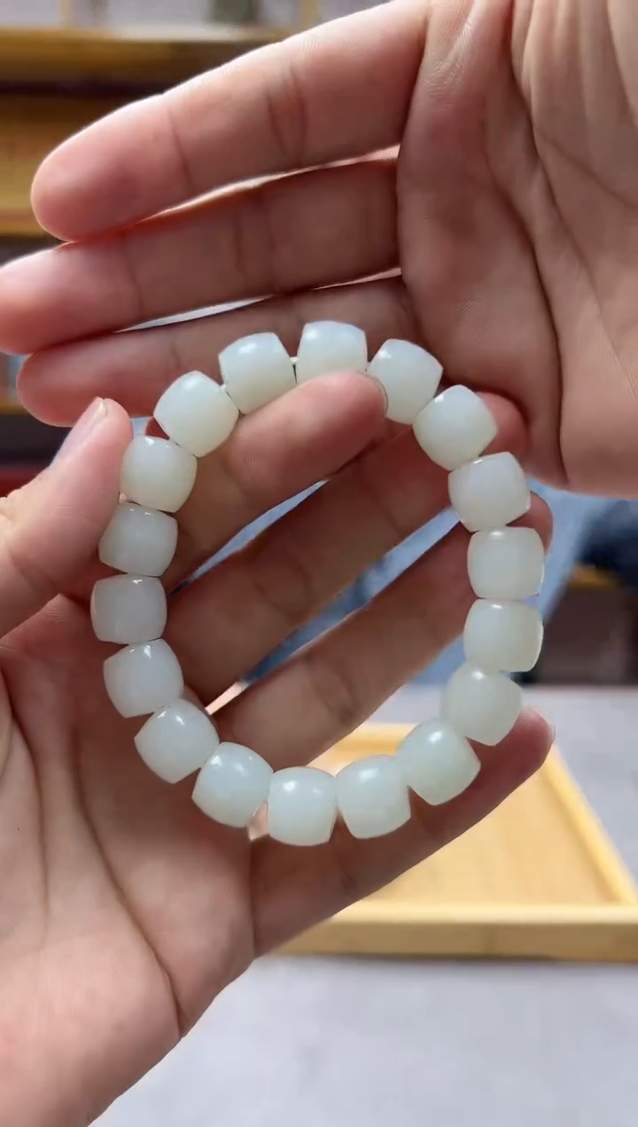 手链未镶嵌和田玉12且末