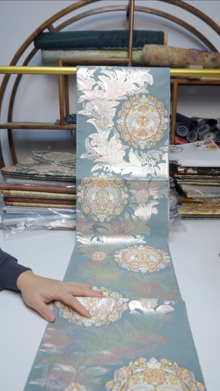 织绣100宝相花 宝相花