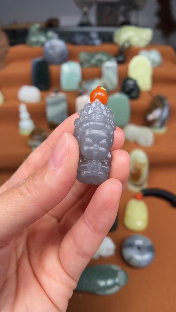 【闪购商品】和田玉颈饰未镶嵌宝宝观音