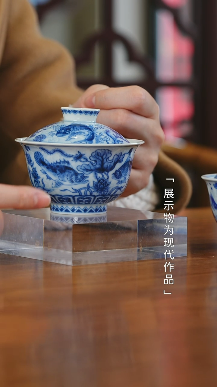 【闪购商品】栗子严选景德镇茶器@@望月怀古