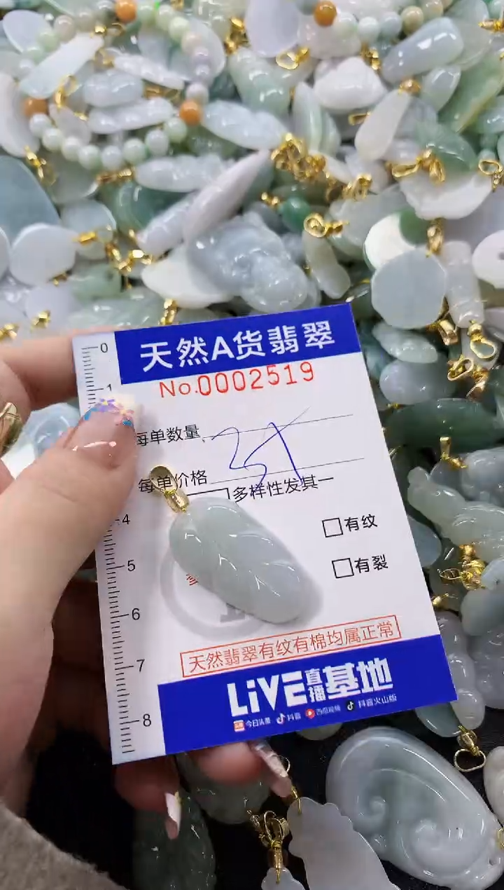 颈饰未镶嵌翡翠天然A货翡翠