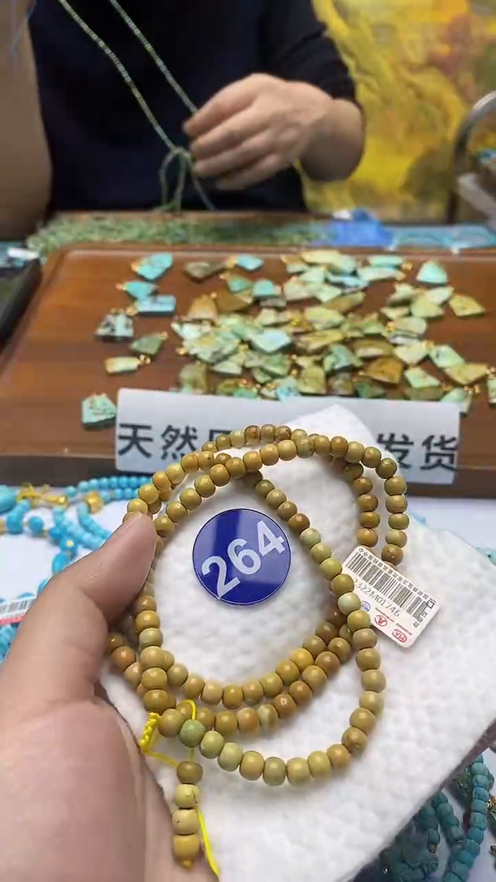 绿松石未镶嵌项链264