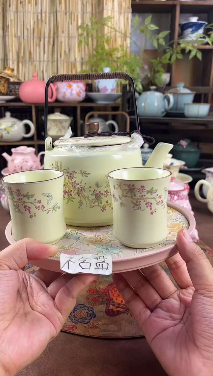 汝窑 1壶2杯 不含盘的