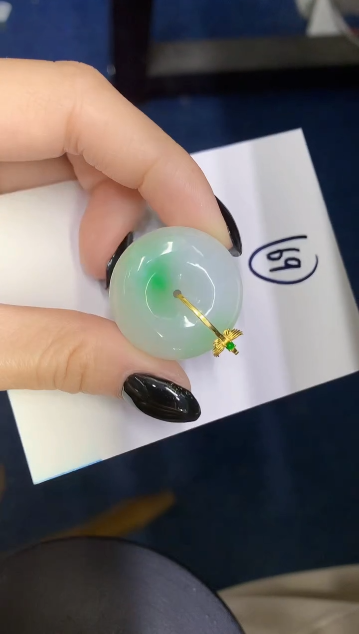 【闪购商品】翡翠颈饰18K金镶嵌00000000000