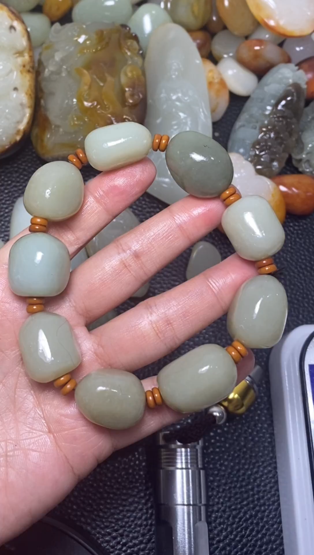 未镶嵌和田玉包链和田玉