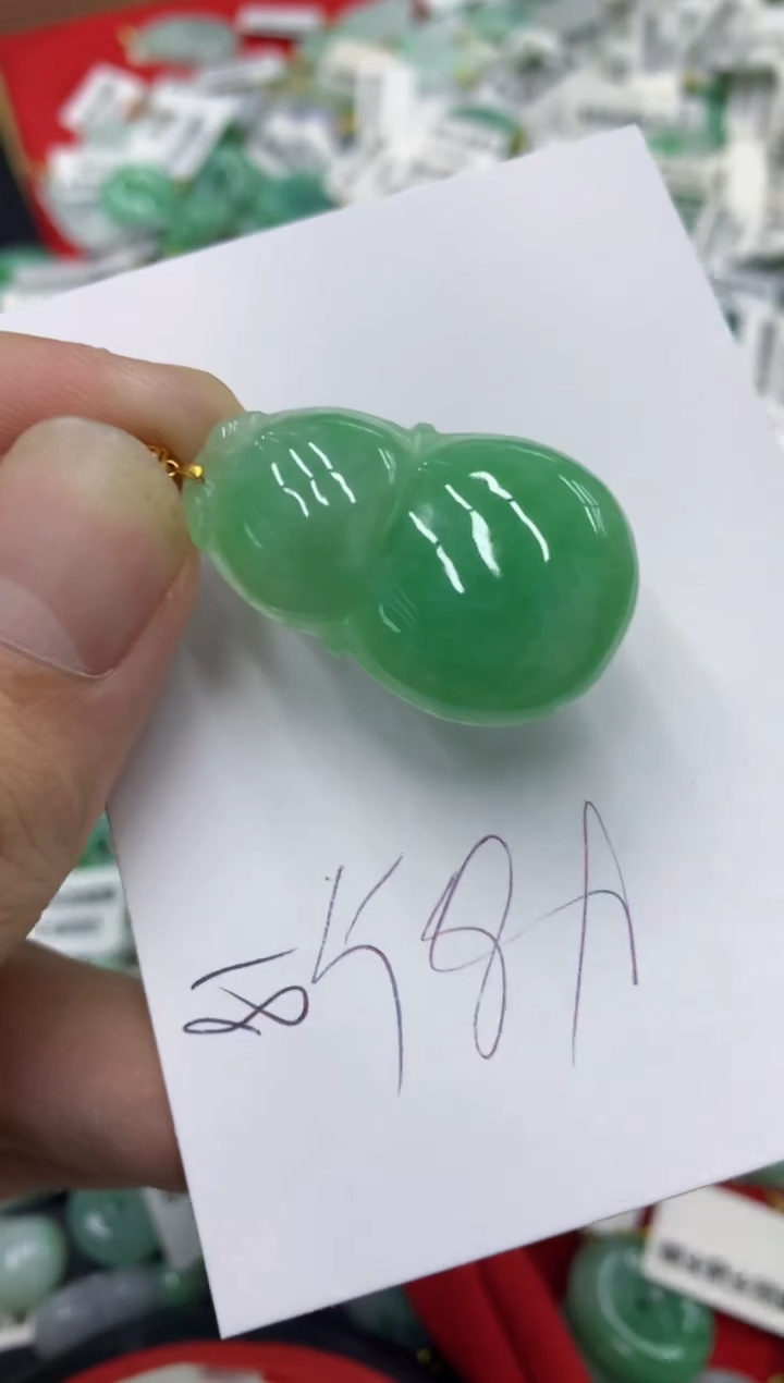 【闪购商品】翡翠颈饰18K金镶嵌号链接11111111