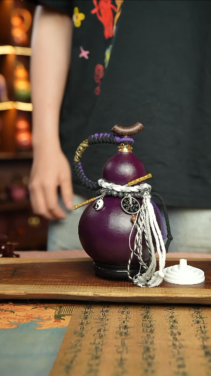 273号精品大漆酒葫芦防腐防渗装水茶酒