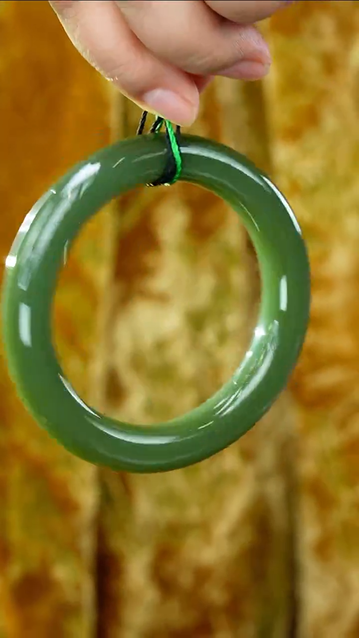 和田玉（碧玉）手镯未镶嵌59