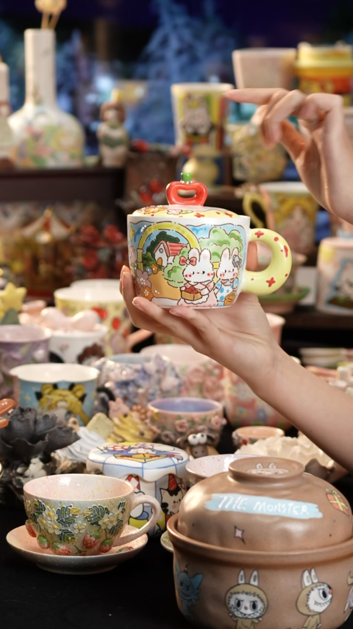 其他陶景德镇釉下彩手绘设计师款陶瓷