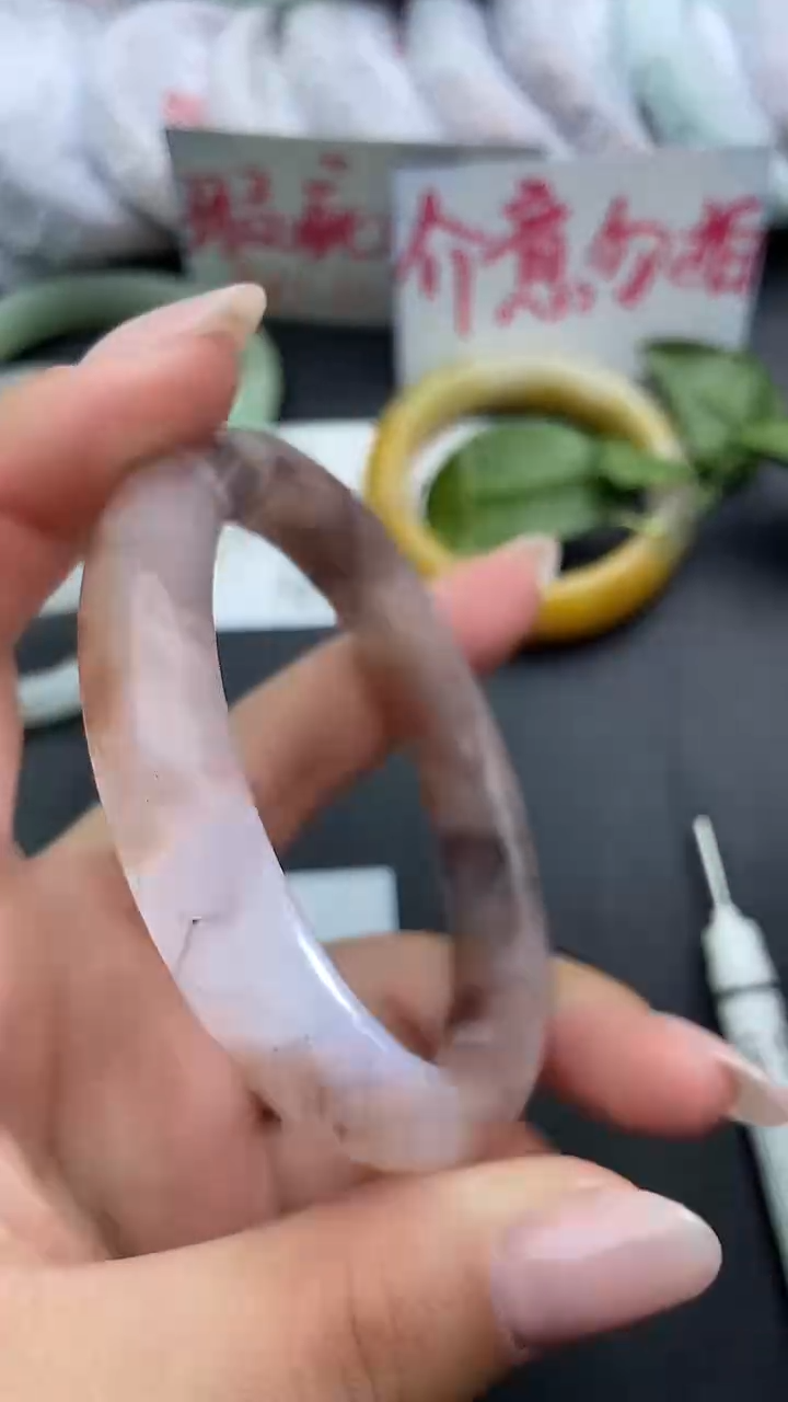 未镶嵌手镯石英质玉瑕疵203+60/61