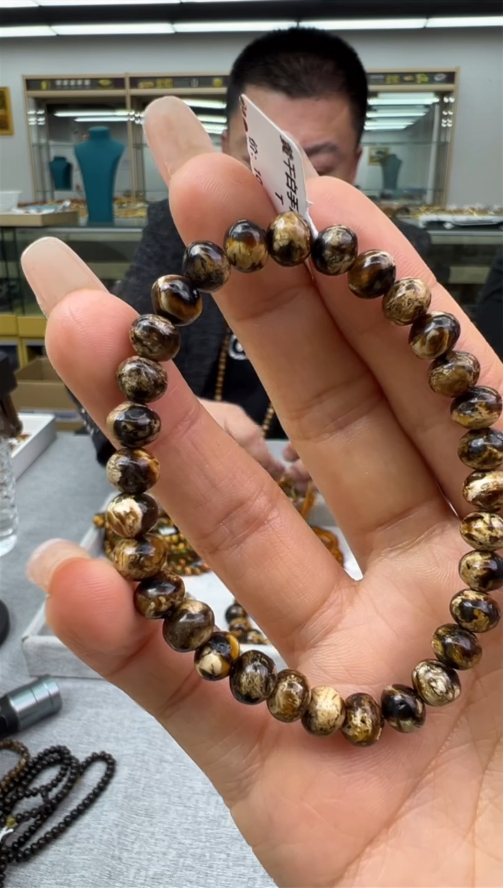 【闪购商品】琥珀手链未镶嵌32秒拍号